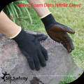 SRSAFETY 15G gants en nylon et spandex en nitrile avec des gants en points d&#39;orange